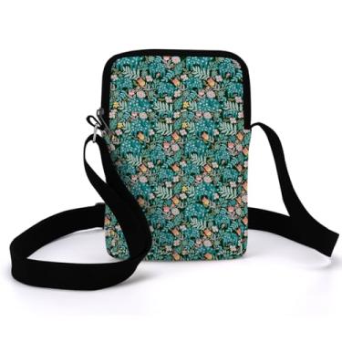 Imagem de Bolsas transversais com padrões estéticos para mulheres, bolsa tiracolo à prova d'água, pequena, alça para celular, Multicolorido 03, 5.6 *0.97*8.7 inches