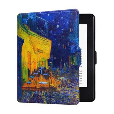 Imagem de Akacy Capa com padrão pintado de 15 cm para Kindle (10ª geração, modelo: J9G29R, lançado em 2019) / com função auto despertar/hibernar/à prova d'água (7)