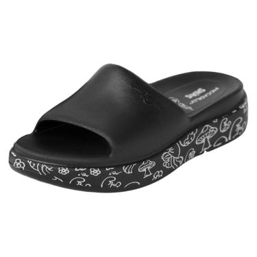 Imagem de Chinelo Feminino Slide Flatform Conforto Smurf Piccadilly