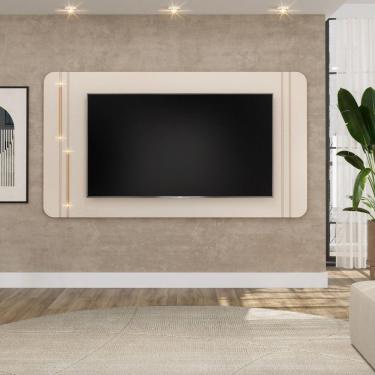 Imagem de Painel Com Led Para Tv Até 75 Polegadas Ariana Off White- Mabe Magazine