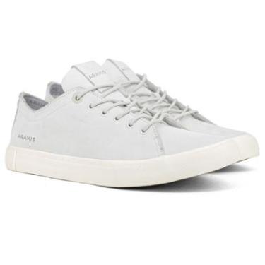 Imagem de Tênis Masculino Aramis Casual Easy Sidelong Couro Legítimo Cadarço Confortável AM228 Cor:;Tamanho:39-Masculino