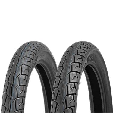 Imagem de Kit Pneu Fan Cg Ybr 90/90-18 + 80/100-18 Matrix Levorin + Camaras