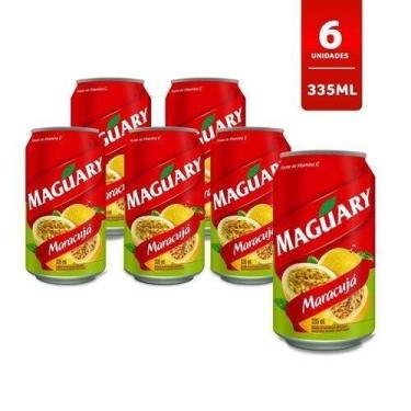 Imagem de Kit Com 6 Unidades Suco Maguary Maracujá 335Ml - Ebba