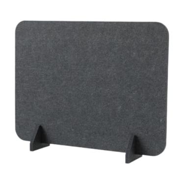 Imagem de SiaBiced Painel de privacidade, divisória de mesa acústica, divisória de mesa, para estudantes, Preto