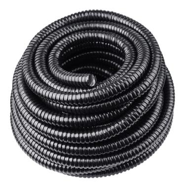 Imagem de NIDAYE Conduíte de metal flexível de aço galvanizado líquido revestido de PVC de 1,27 m, conduíte elétrico de parede reduzida (1,27 cm - 15,2 m)