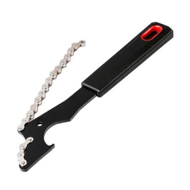 Imagem de Dynwave Ferramenta para remoção de cassete de bicicleta, ferramenta para corrente de bicicleta, de ajuste de roda livre de liga leve de alta resistência,