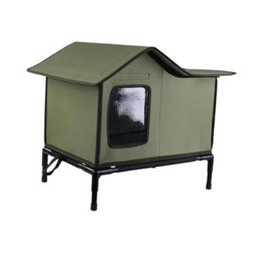 Imagem de Ｂｅｓｇａ Casinha para Gatos ao Ar Livre, Abrigo para Gatos com Pés Elevados, Cama Isolada para, Casinha/Toca para Cães e, Cama para Filhotes e para Uso