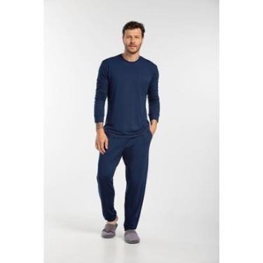 Imagem de Conjunto Pijama Masculino Em Malha Longo-Masculino