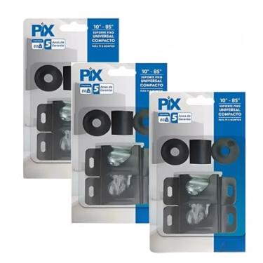 Imagem de Kit de suporte fixo universal, adequado para televisores LCD LED Smart 4K. Tamanhos dos painéis para montagem na parede: 10, 24, 32, 43, 50, 55, 60, 75, 100 polegadas.(3)