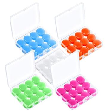 Imagem de Tampão de Ouvido Protetor Auricular De Silicone Moldável - Abafador de Ruído Macío, Ajutável a Orelha e Reutilizável. Para Dormir, Estudar, Nadar Natação. 6 Peças ou 12 peças. Adulto ou Criança. (Verde, 12 Peças)