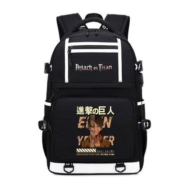 Imagem de Mochila Attacks on Titans Levis Ackermans Cartoon Kids