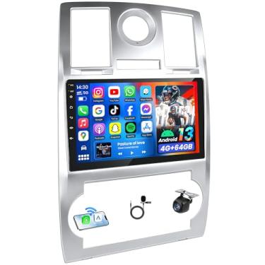 Imagem de Para rádio Chrysler 300C 2005-2010: atualização 4 + 64 G ROM 1280 * 800 HD IPS tela sensível ao toque estéreo com câmera de backup sem fio Carplay Android Auto 5GWiFi6 GPS Bluetooth FM DSP SWC 1080P