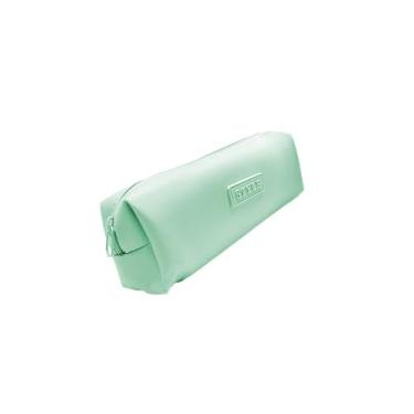 Imagem de Estojo Escolar VMP RF78 em PVC Verde Claro – Zíper Reforçado para Canetas, Lápis e Acessórios Escolares.
