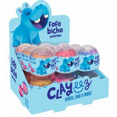 Imagem de Massa para Modelar Criativa, Doce Brinquedo, Ovo Surpresa, Fofobicho, 12 Gramas, Sortido