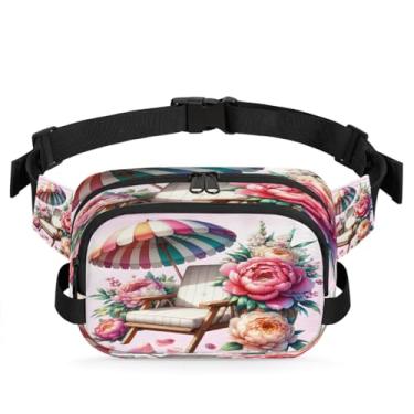 Imagem de Pochete de arte gradiente de leopardo para mulheres e homens com alça ajustável, bolsa transversal, bolsa de peito, bolsas de bumbum, bolsa de estilingue, Cor 19