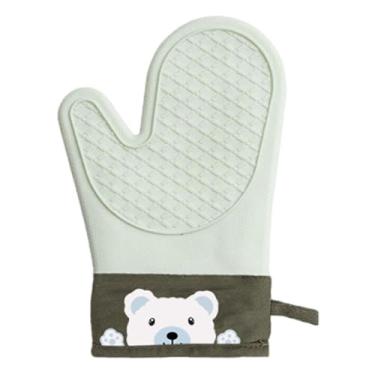 Imagem de Ioensy Luva de silicone para forno, utensílio essencial para assar, ao calor, ideal para grelhar, fazer e churrasco, Style a