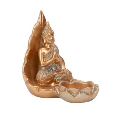 Imagem de Buda Rosê Porta Vela 12cm - Taimes