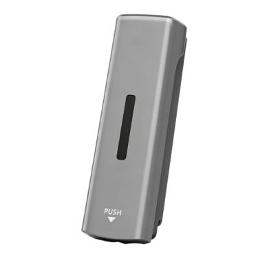 Imagem de GLOGLOW Dispensador de Líquido Montado na Parede, 350ml, Recarregável, à Prova de Vazamentos, Prensa Manual, Janela Transparente, Material ABS, Montagem Dupla para Banheiro, Cozinha Doméstica (Cinza)