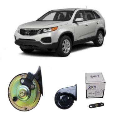 Imagem de BUZINA AUTOMOTIVA CARACOL COM PLUG 2 PINOS E CONECTOR PARA SORENTO 2010 >2013 - TIGER AUTO