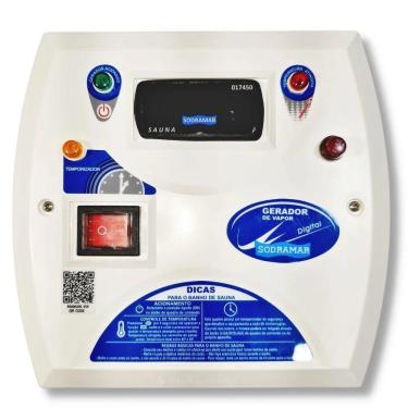 Imagem de Comando Digital Para Gerador De Vapor Compact Line Com 4 Metros De Cabo - Sodramar