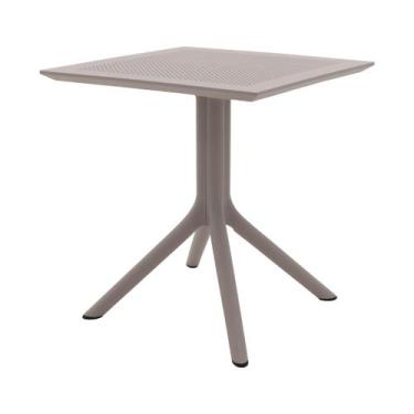 Imagem de Mesa Tramontina Oberon em Polipropileno Camurça 70 cm