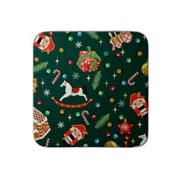 Imagem de Ladrilho Decorativo de Cerâmica Natalino com Estampa Quebra-Nozes 30x30cm