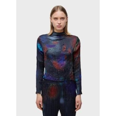 Imagem de Blusa wrinkled satin rose blur double OSKLEN-Feminino