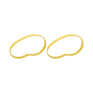 Imagem de Pneu De Borracha Amarelo Antiderrapante Para Serra De Fita De 8 Polega