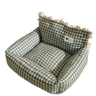 Imagem de Cama Sofa para Pet Royal - Almofada Confortável Gato e Cachorro Todas as Estações Tapete Estilo Princesa Gatos Cachorros Design Fluffy Elegante Tecido Fleece Quente Respirável Scratch- Espaçoso Laváve