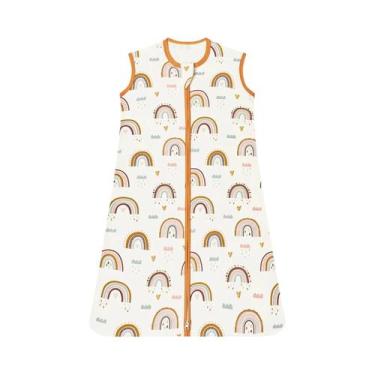 Imagem de Saco De Dormir De Algodão Para Bebês, Colete Anti-Susto Para Primavera