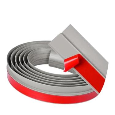 Imagem de Bothyi Faixa de junção de 2 m para pisos, bordas de pisos de madeira, faixas de transição para carpetes, faixas para pisos laminados e azulejos, reforma, Textura de Madeira Cinza