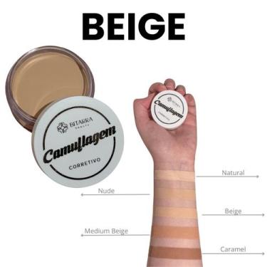 Imagem de Corretivo Camuflagem Bitarra Beauty - BEIGE - correção perfeita sobre 