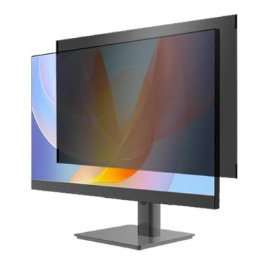 Imagem de Asixxsix Filtro de Tela de Privacidade de Computador de 24 Polegadas para Monitor Widescreen 16:9, Filme Protetor de Tela de Bloqueio de Luz Azul Magnético Removível Anti-arranhões de (Duas peças)