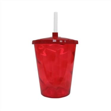 Imagem de Kit 40 Unidades Copos De Acrílico Twiste Colorido Festa P/Personalizar Lembrancinha 500ml (Vermelho)