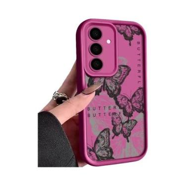 Imagem de Capa De Telefone TPU Butterfly Ink Para Samsung Galaxy S25 S24 S23 S22