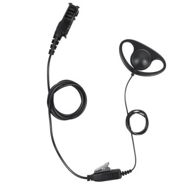 Imagem de Anel em forma de D para fone de ouvido de rádio bidirecional Ptt para Motorola Walkie Talkie xpr3300e xpr3500e xpr 3300e 3500e 3300 3500