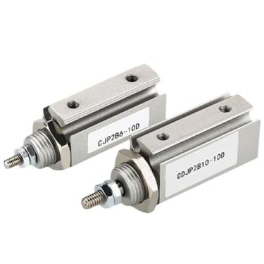 Imagem de Cilindro Pneumático Pequeno Rosca Externa Dupla Ação CJPB6/10-5 * 10X15X20-B CDJP2B16*15D Cilindros de Ar Miniatura 1 Peça (15X10D, CDJP2B (Sem Magnético))