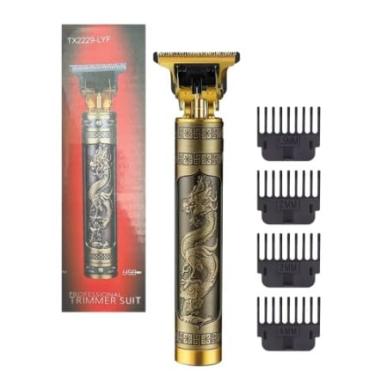 Imagem de Máquina de Barbear e Cortar Cabelo Recarregável Sem Fio Dragão T-Blade XLS TX2229-QH