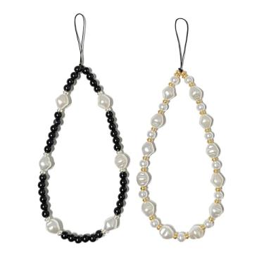 Imagem de HOLAOCT Pulseira de telefone com pingente de telefone com cordão de pulso acessórios para câmera digital, chaveiro, bolsa, Standard, Acrílico, Sem Pedra Preciosa