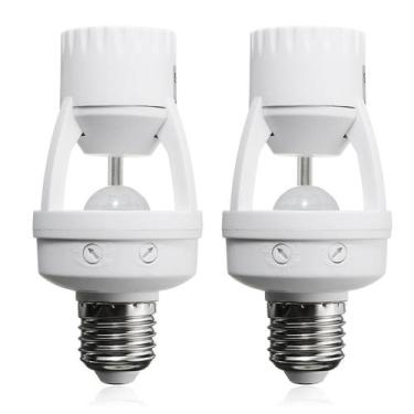 Imagem de Kit 2 Sensor De Presença Movimento Infravermelho Dia e Noite Para Lâmp