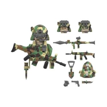 Imagem de Blocos De Montar Militares SWAT Forças Especiais Soldado Comando Políc