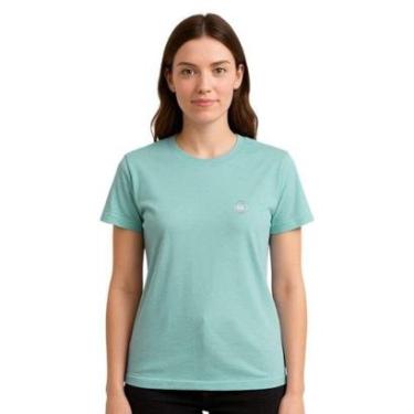 Imagem de Camisa Esporte Legal Baby Look Solutio UV45+ Feminina - Azul Claro P-Feminino