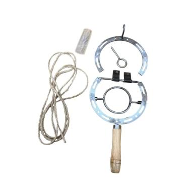 Imagem de IEUDNS Abridor de Vinho em Formato de Ferradura, Prático E Rústico, para Parede, Ideal para Cozinha, Bar E Cabana.