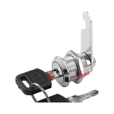 Imagem de Fechaduras Para Gavetas De Mesa De Escritório Com 2 Chaves, Fechadura 