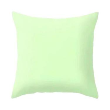 Imagem de Capa De Almofada De Poliéster Rosa, Branca, Preta E Verde 45x45cm Para