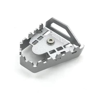 Imagem de Anti-derrapante Extensor de pastilha freio traseiro, para f750gs f850gs f 750gs f850 gs 2018 2019 2020 2021(Silver 850)