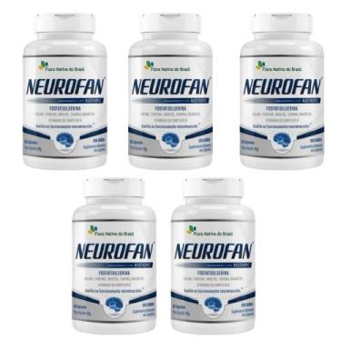 Imagem de Kit 5x Neurofan Nootropic 5x60 cápsulas Flora Nativa - Flora Nativa do