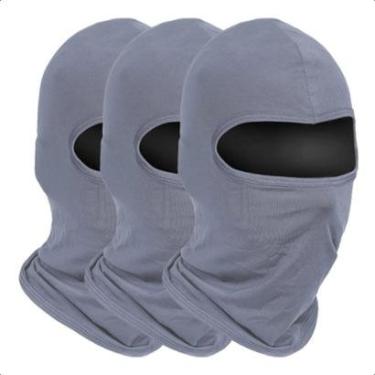 Imagem de Kit 3 Balaclava Bandana Touca Ninja Proteção Uv Térmica-Unissex