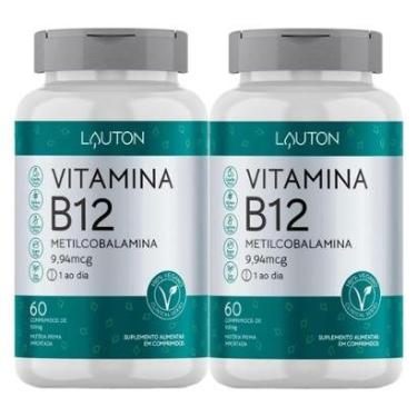 Imagem de Kit 2X Vitamina B12 Metilcobalamina - 60 Comprimidos - Lauton Nutrition-Masculino