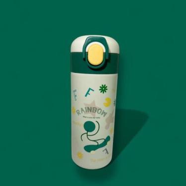 Imagem de Garrafa Térmica TR-013 480ml Infantil Inox Com Tampa Antivazamento - s